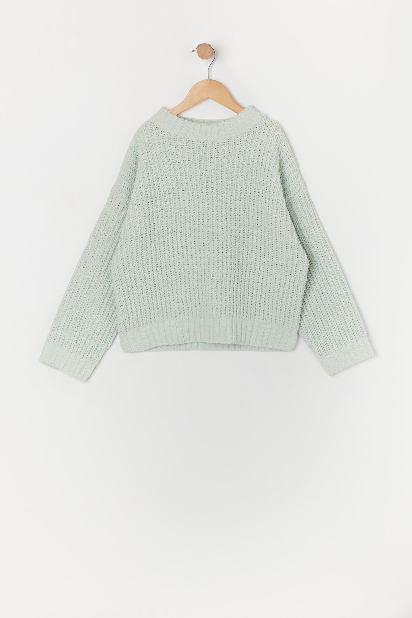 Chandail en tricot uni ras du cou pour filles sold by Urban Planet product image thumbnail 4