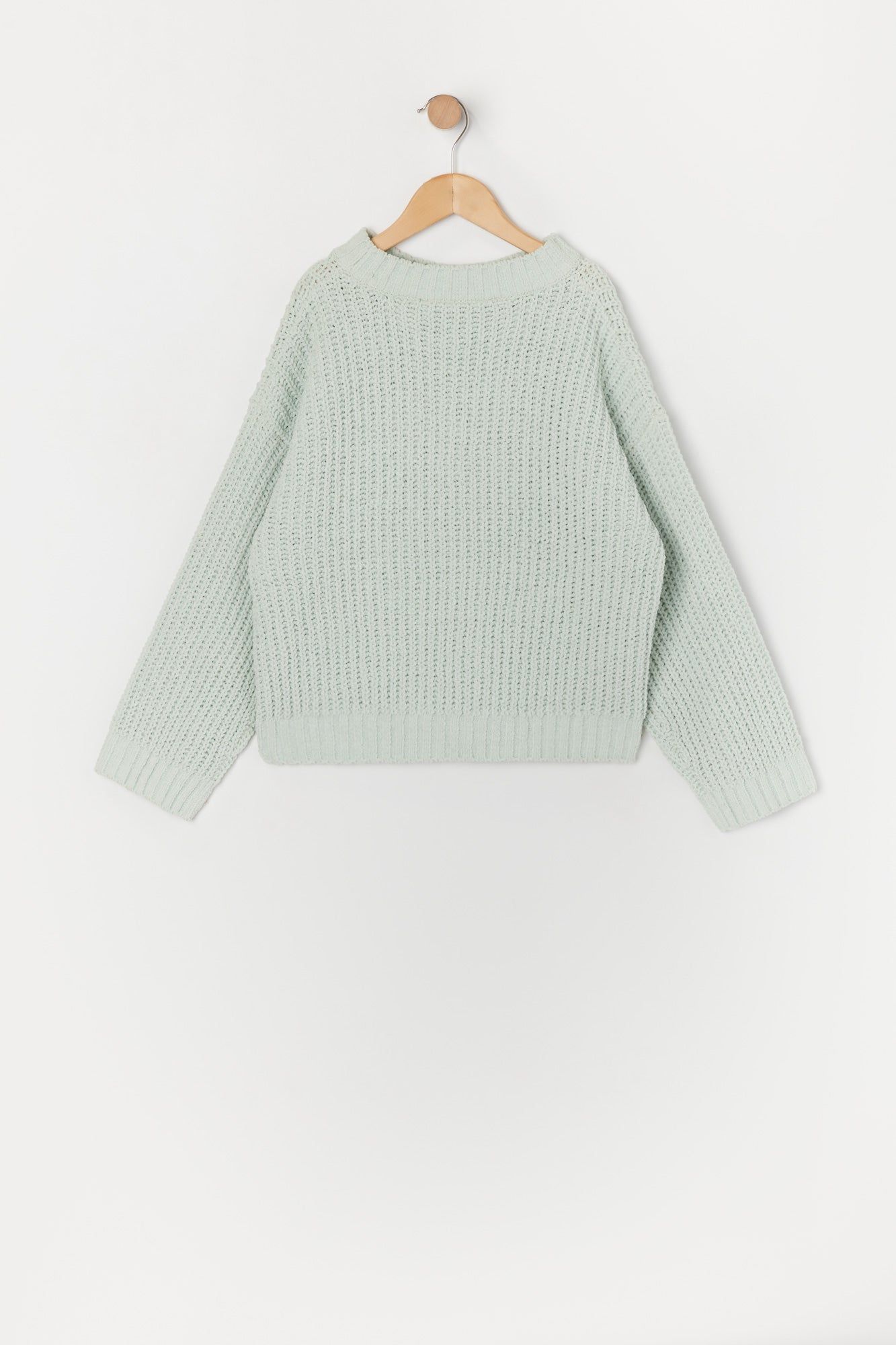 Chandail en tricot uni ras du cou pour filles sold by Urban Planet product image thumbnail 3