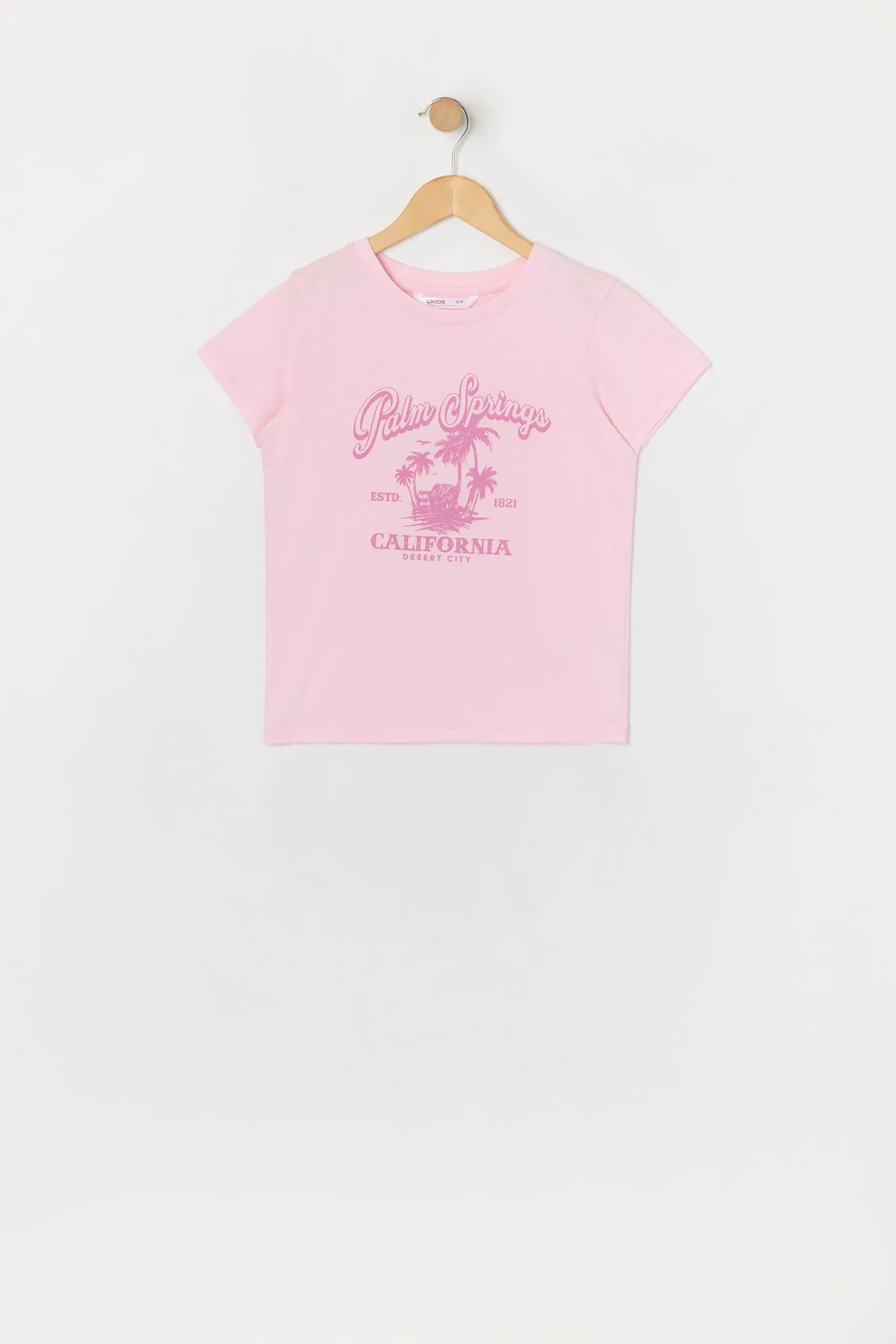 Girls Palm Springs Graphic T-Shirt sold by Urban Planet