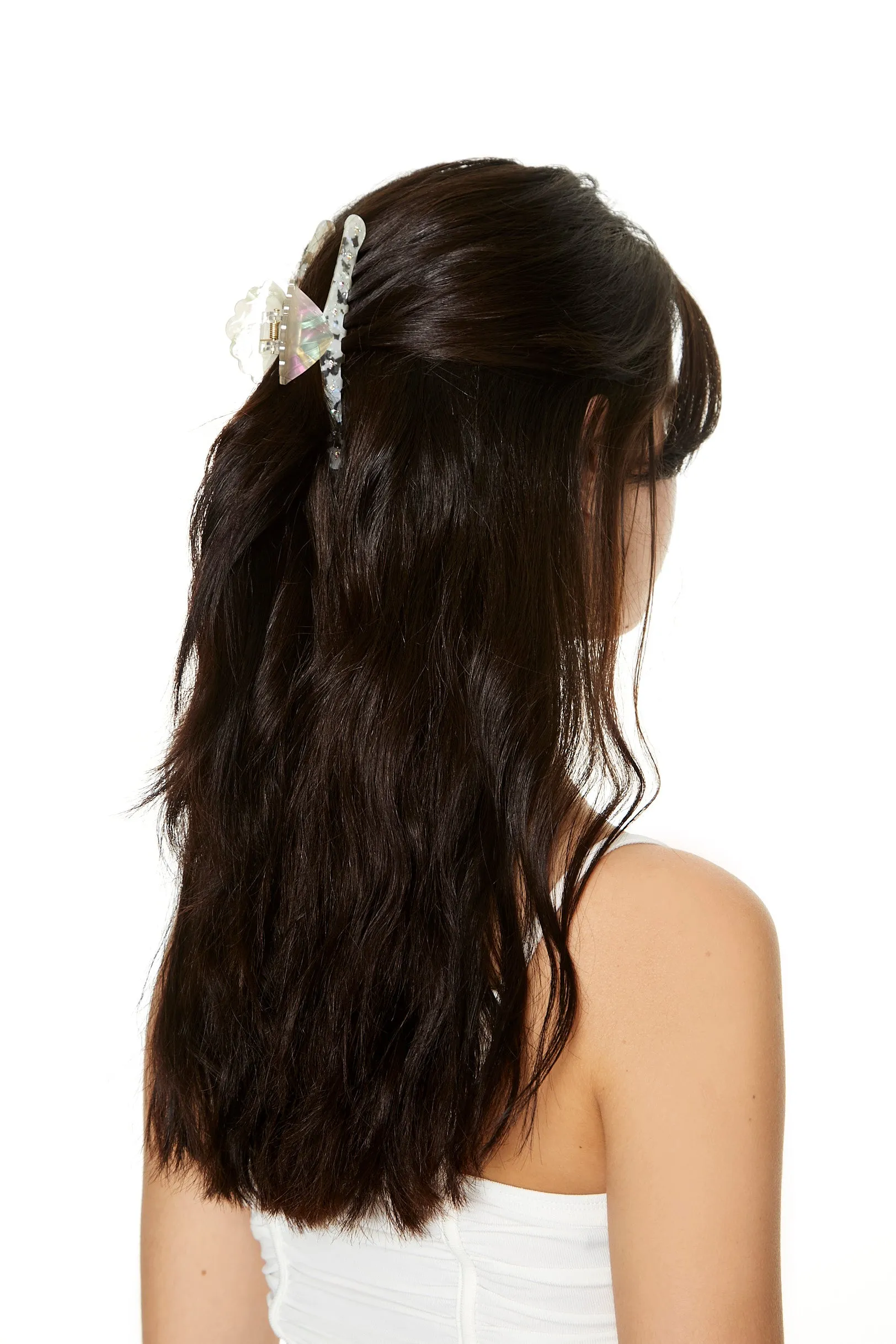 Iridescent Seashell Claw Hair Clip sold by Urban Planet