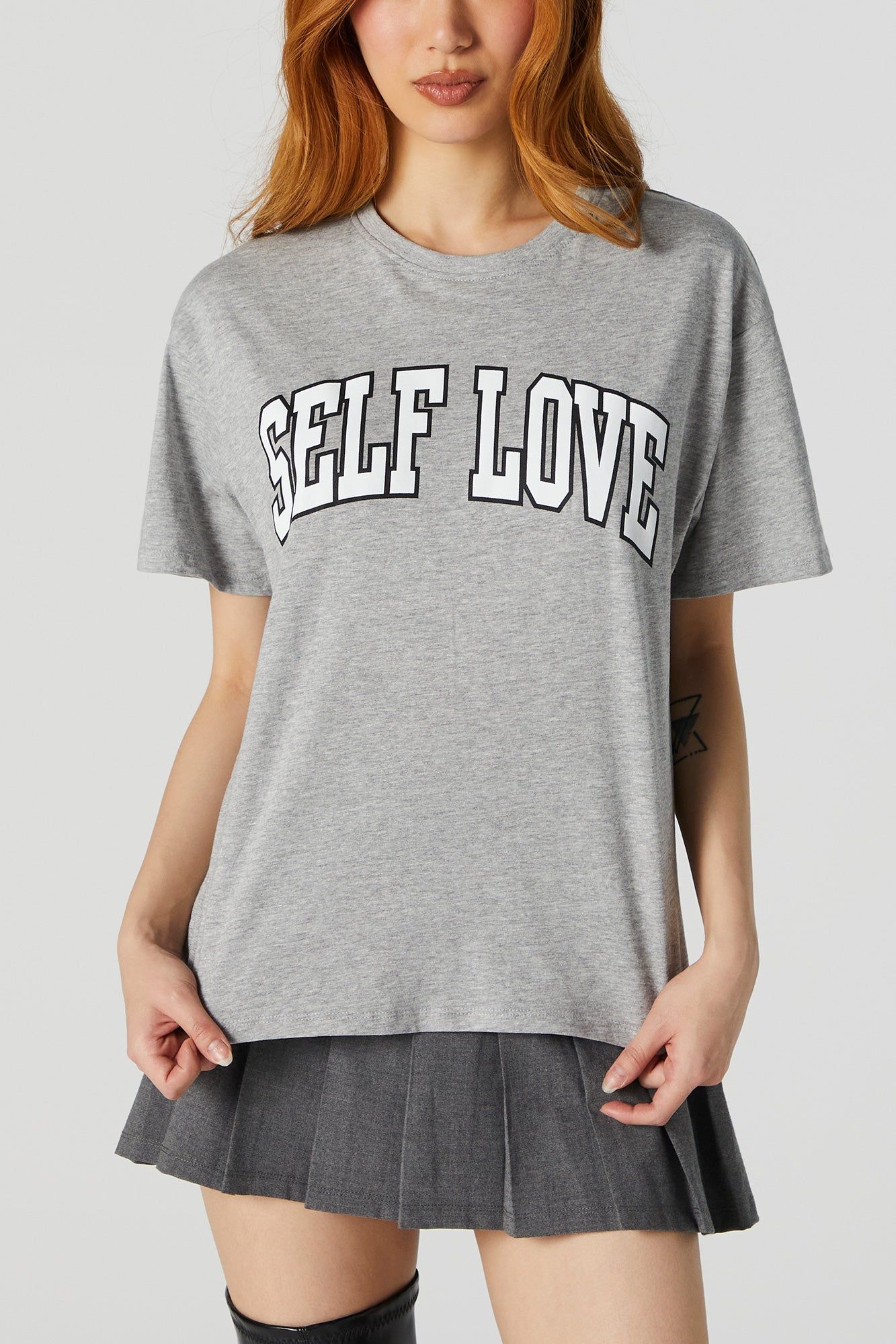 Self Love Graphic Boyfriend T-Shirt sold by Urban Planet