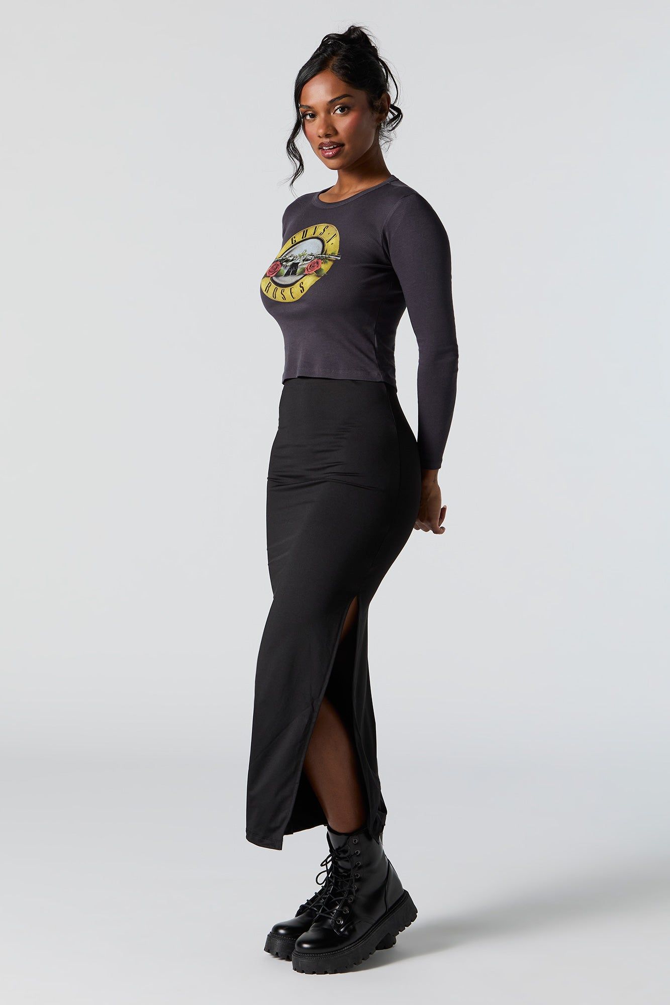 Haut à manches longues à imprimé Guns and Roses sold by Urban Planet product image thumbnail 3