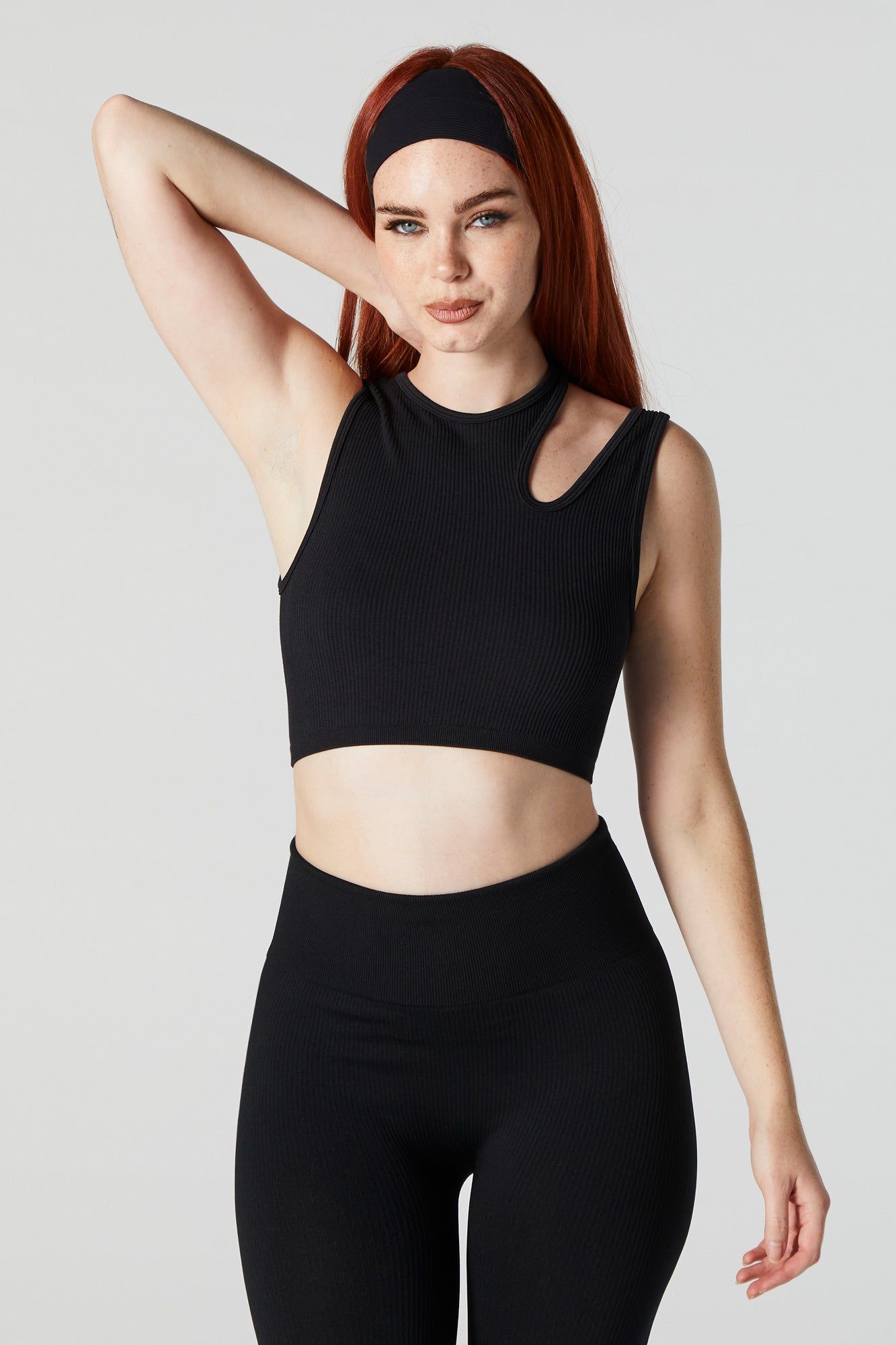 Ribbed Cut-Out Crop Top sold by Urban Planet product image thumbnail 4