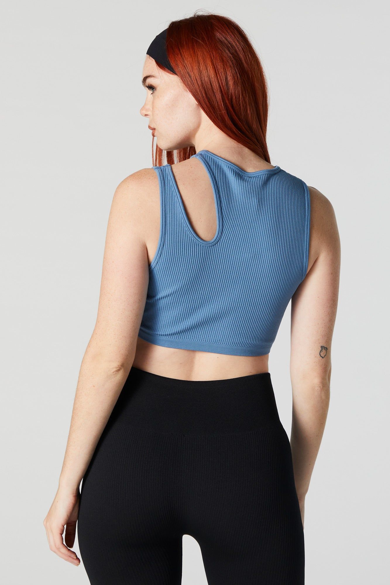 Ribbed Cut-Out Crop Top sold by Urban Planet product image thumbnail 2