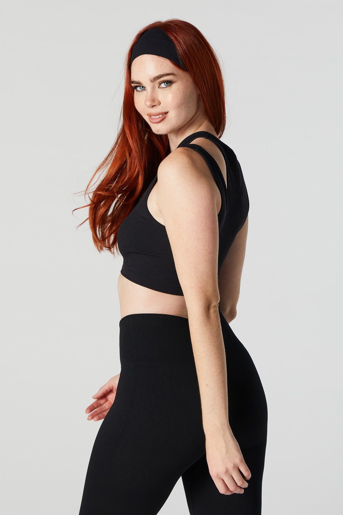 Ribbed Cut-Out Crop Top sold by Urban Planet product image thumbnail 5