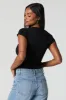 Ribbed Cinched Sweetheart T-Shirt sold by Urban Planet