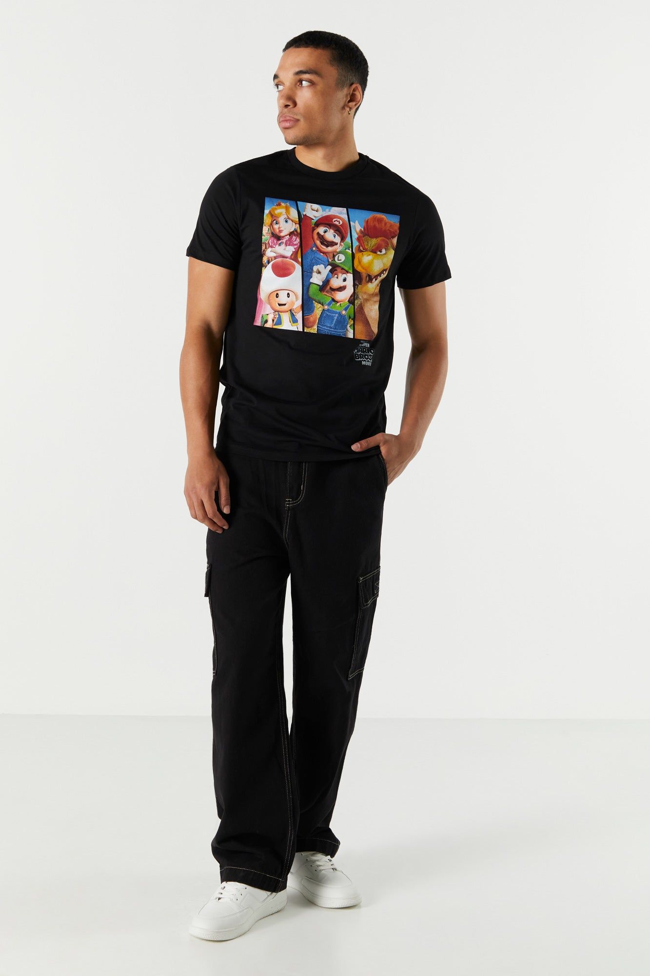 Super Mario Bros Graphic T-Shirt sold by Urban Planet product image thumbnail 3