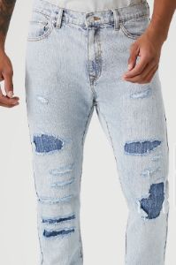 Jean mince d'aspect usé sold by Urban Planet
