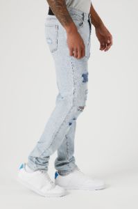 Jean mince d'aspect usé sold by Urban Planet