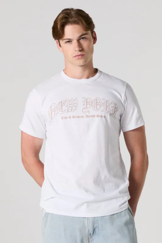 T-shirt à imprimé City of Dreams sold by Urban Planet