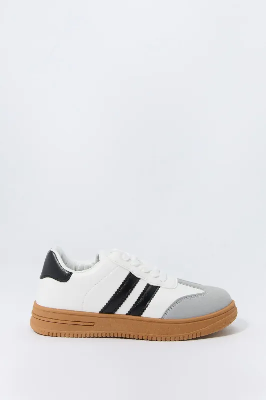 Girls Colourblock Lace Up Sneaker sold by Urban Planet