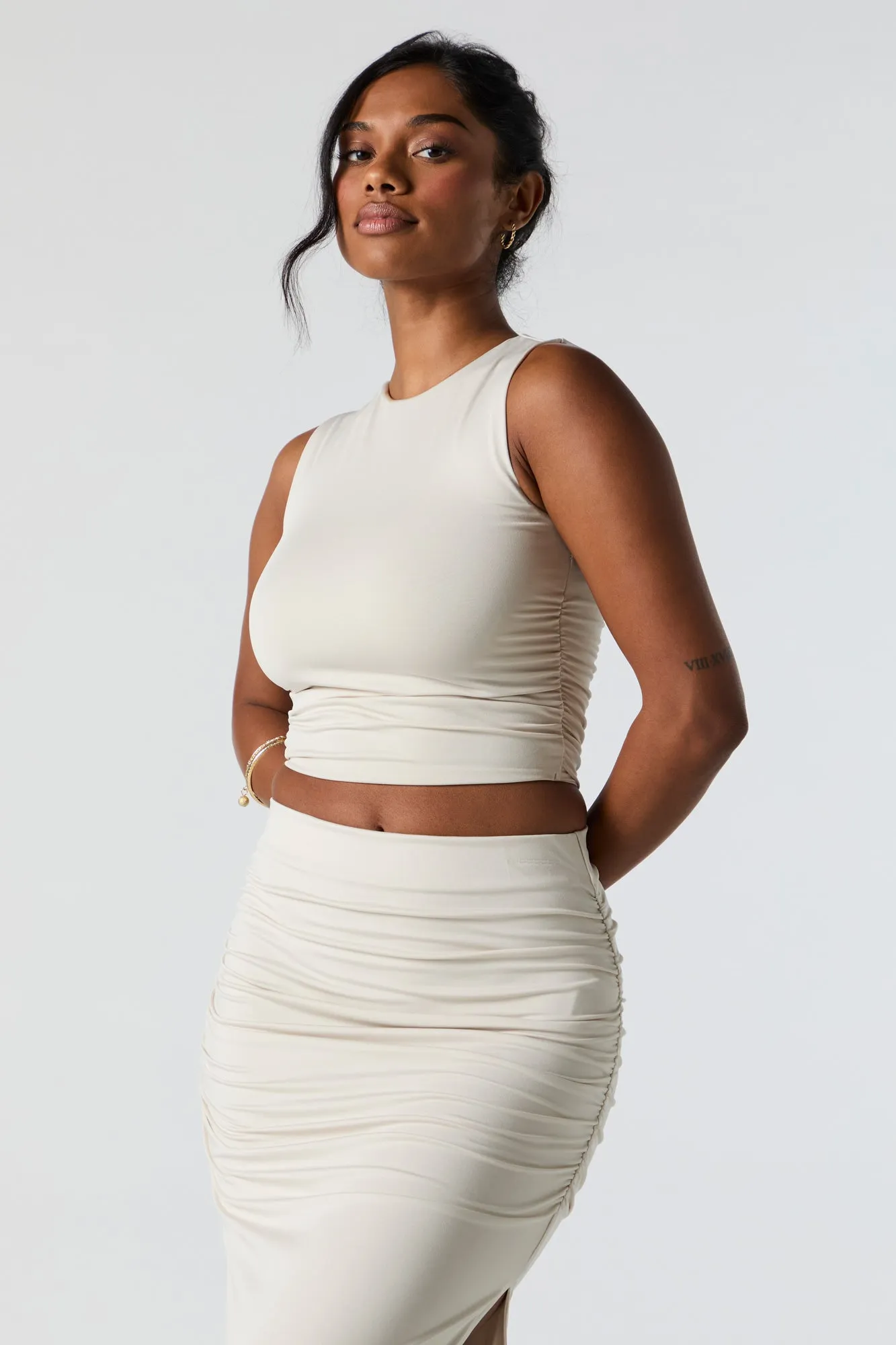 Débardeur profilé ruché court sold by Urban Planet product image thumbnail 5