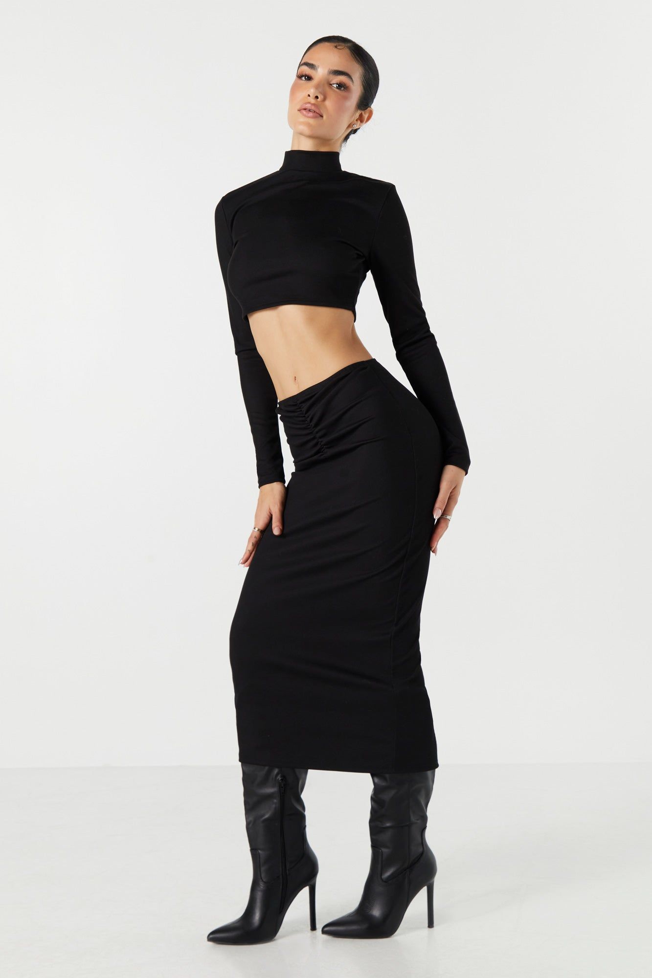 Jupe midi ruchée sold by Urban Planet product image thumbnail 3