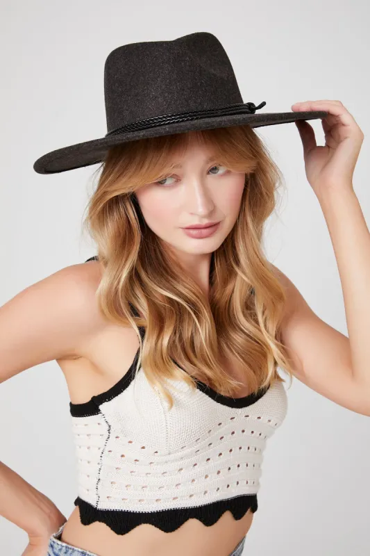 Braided Trim Cowboy Hat sold by Urban Planet