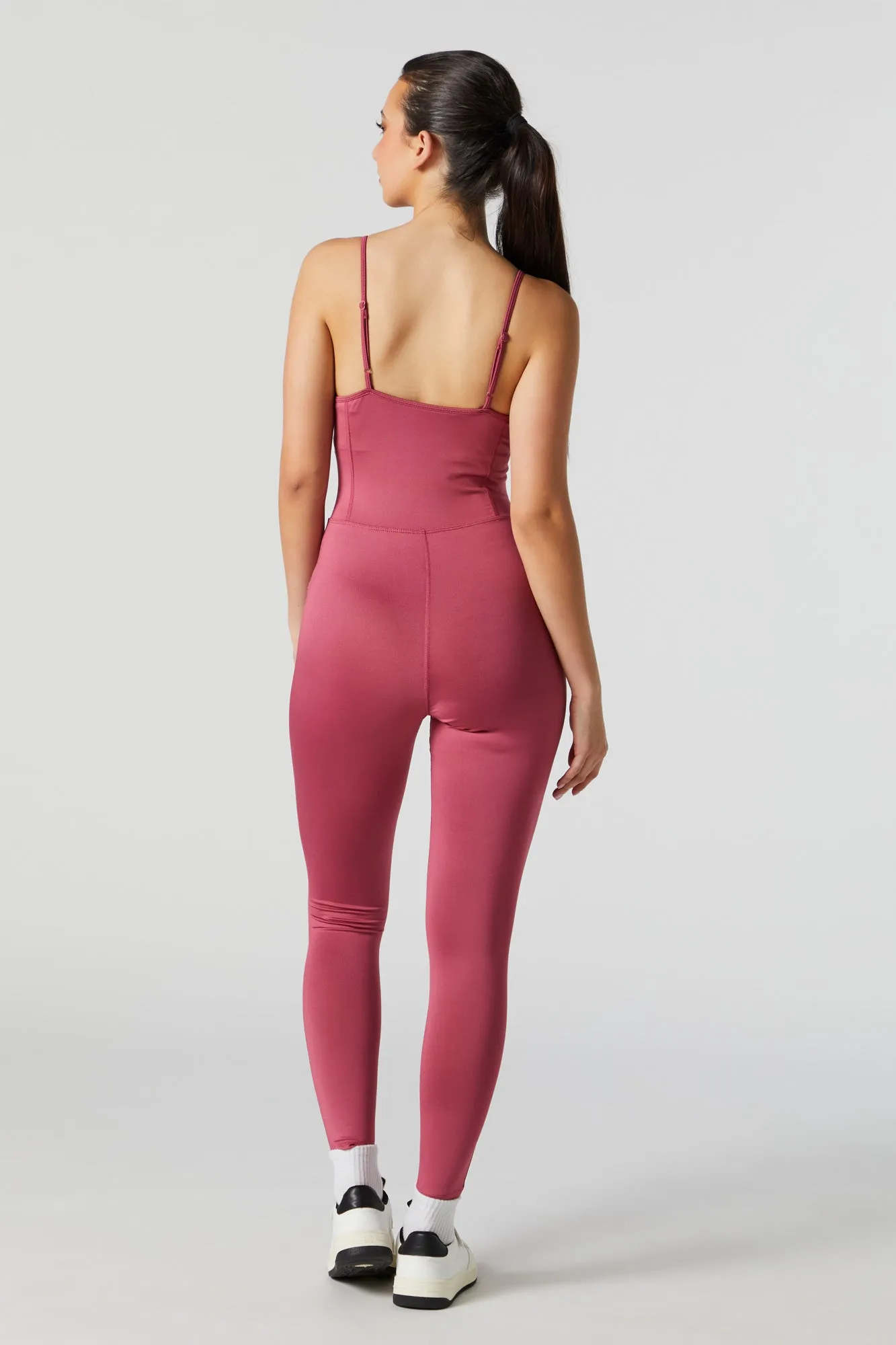 Pink Active Scoop Neck Jumpsuit sold by Urban Planet product image thumbnail 2
