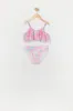 Maillot deux-pièces volanté crocheté noué-teint avec bonnets intégrés pour fille sold by Urban Planet