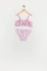 Maillot deux-pièces volanté crocheté noué-teint avec bonnets intégrés pour fille sold by Urban Planet