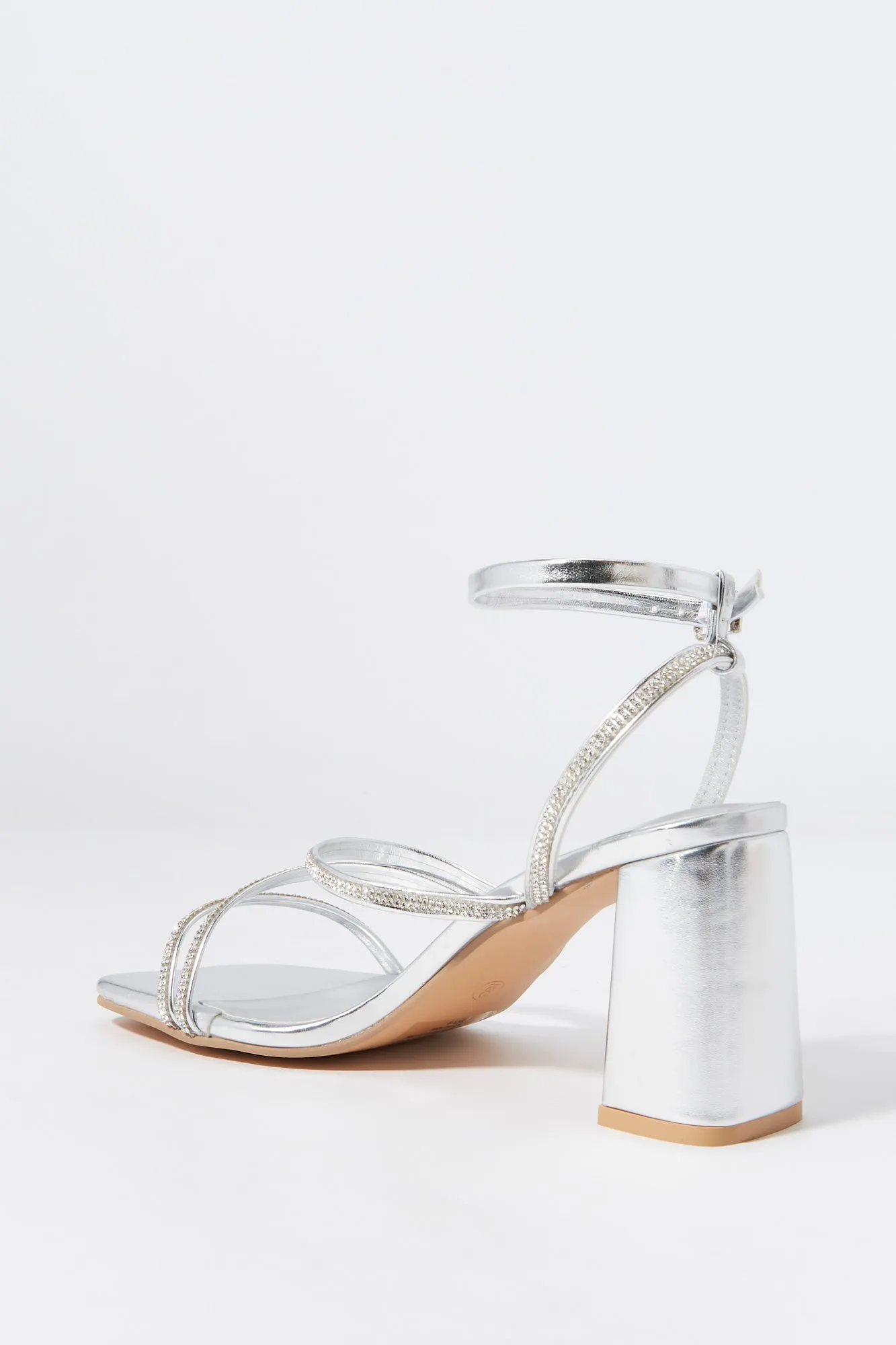 Rhinestone Strappy High Heel sold by Urban Planet product image thumbnail 3