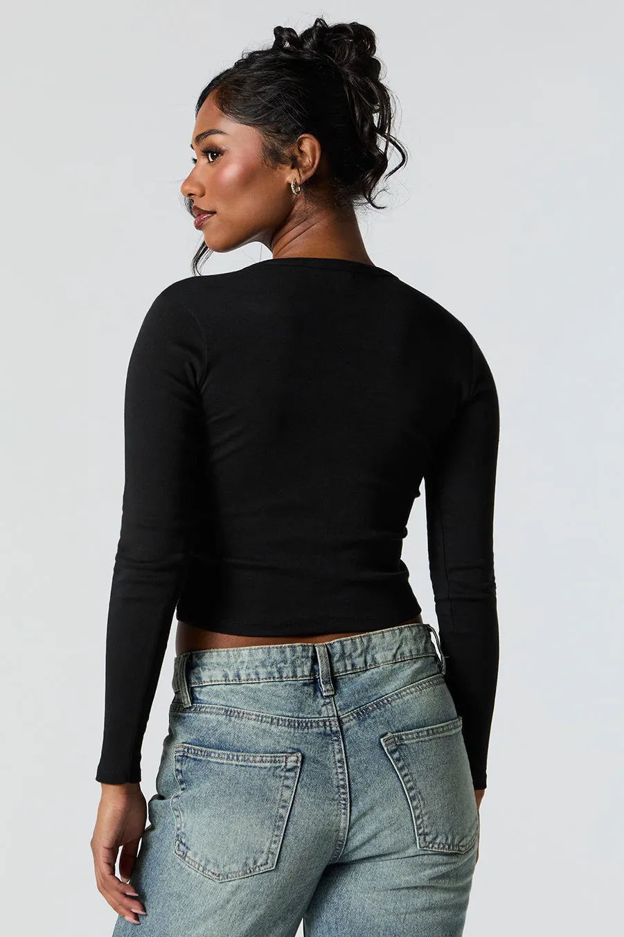 Hello Kitty Graphic Long Sleeve Top sold by Urban Planet product image thumbnail 4