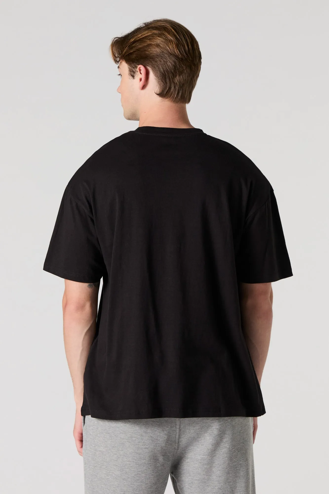 Solid Relaxed Crewneck T-Shirt sold by Urban Planet product image thumbnail 5