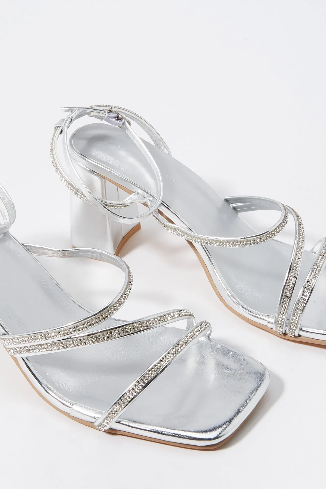 Rhinestone Strappy High Heel sold by Urban Planet product image thumbnail 4