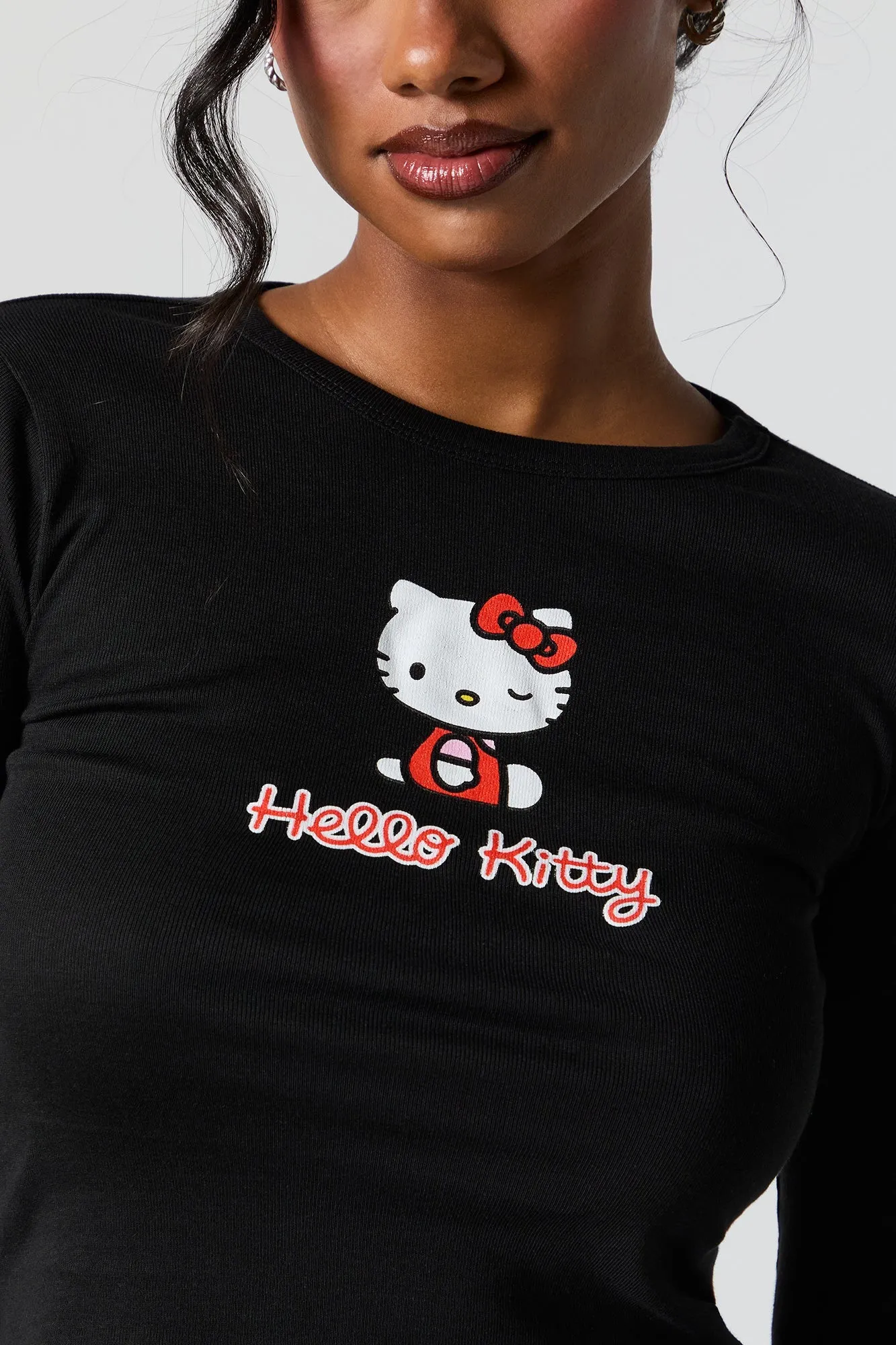 Hello Kitty Graphic Long Sleeve Top sold by Urban Planet product image thumbnail 2