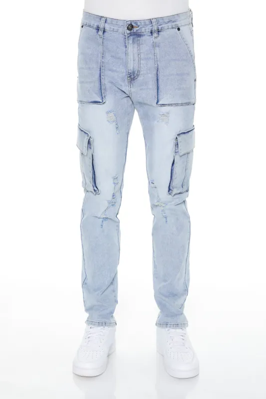 Jean cargo avec poches sold by Urban Planet