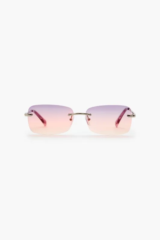 Lunettes de soeil rectangulaires sans monture sold by Urban Planet