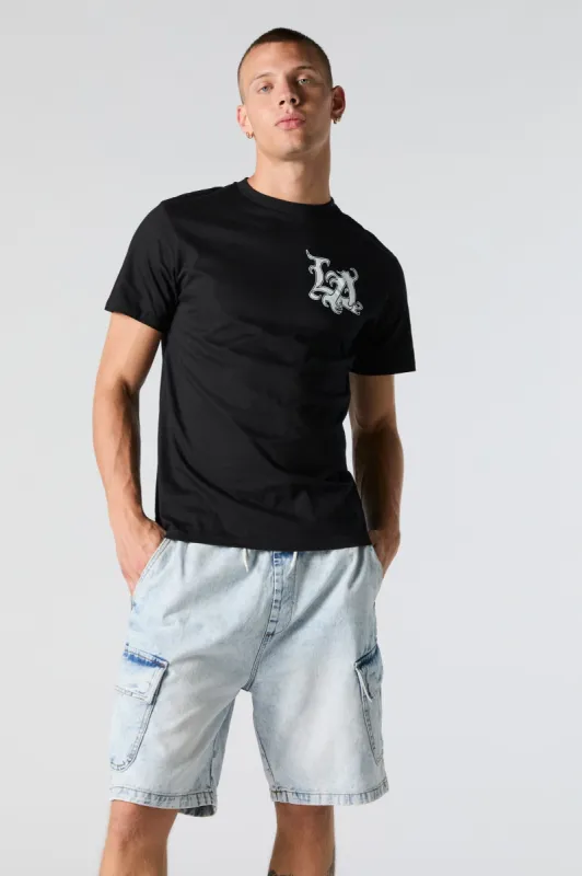 Rigid Denim Cargo Short sold by Urban Planet