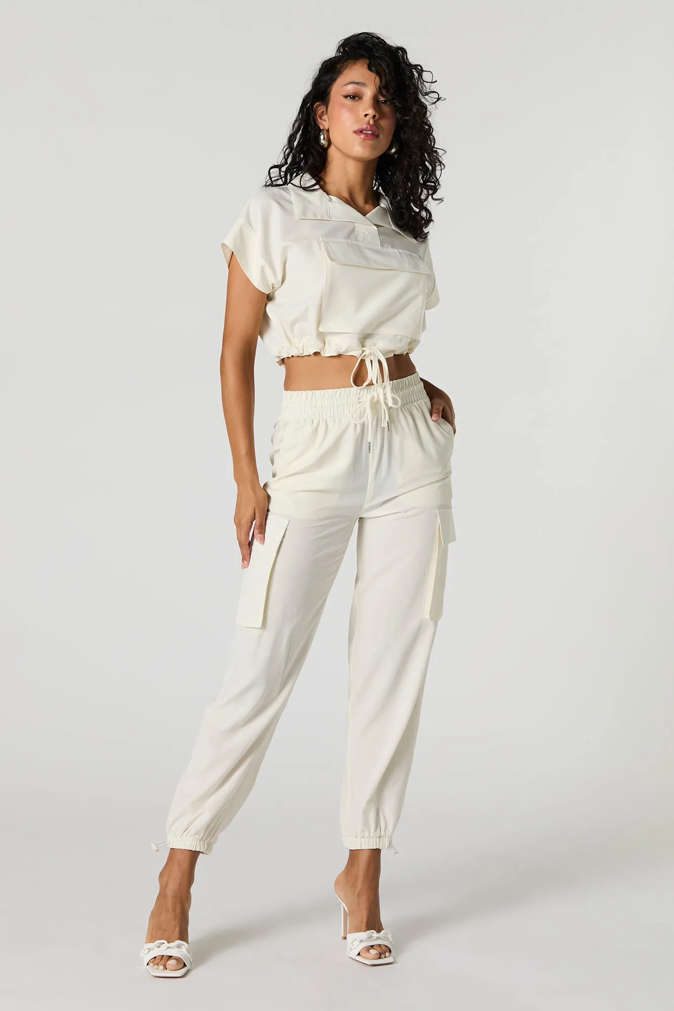 Toggle Hem Cargo Jogger sold by Urban Planet