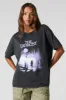 T-shirt de coupe garçonne délavé à imprimé The Exorcist sold by Urban Planet