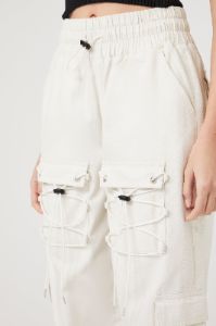 Jogger cargo en denim à taille coulissante sold by Urban Planet