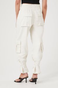 Jogger cargo en denim à taille coulissante sold by Urban Planet
