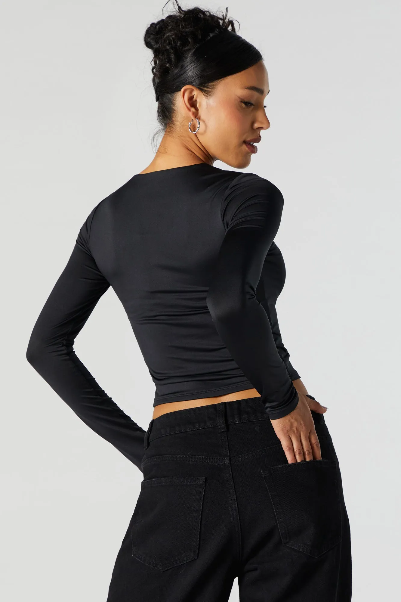 Contour Crewneck Long Sleeve Top sold by Urban Planet product image thumbnail 5