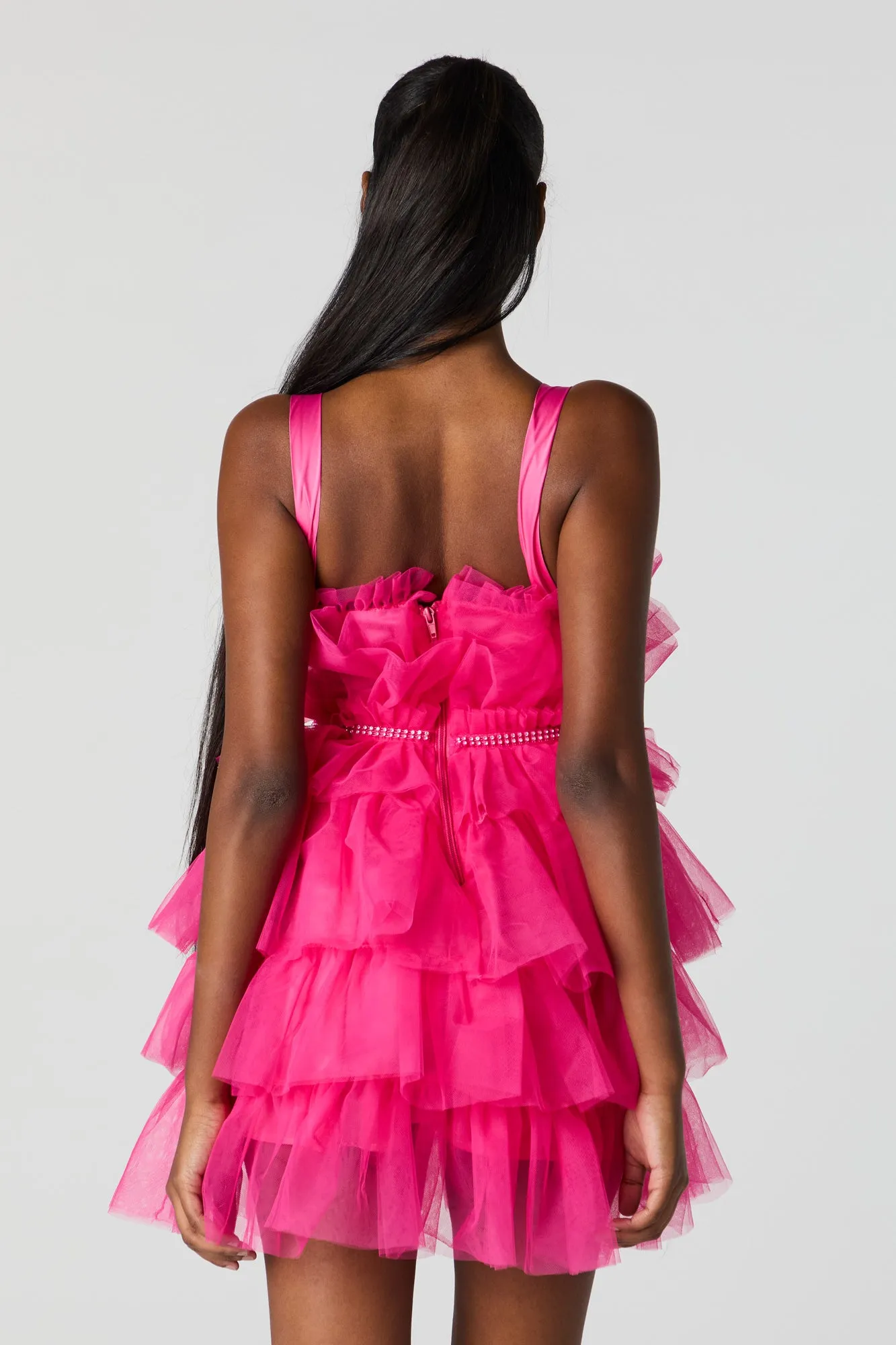 Minirobe volantée en tulle sold by Urban Planet product image thumbnail 5