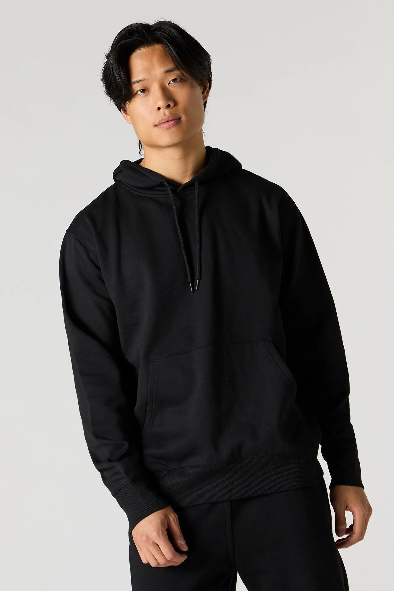 Haut à capuchon uni en molleton de tous les jours sold by Urban Planet product image thumbnail 4