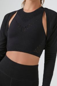 Active Open Front Shrug sold by Urban Planet