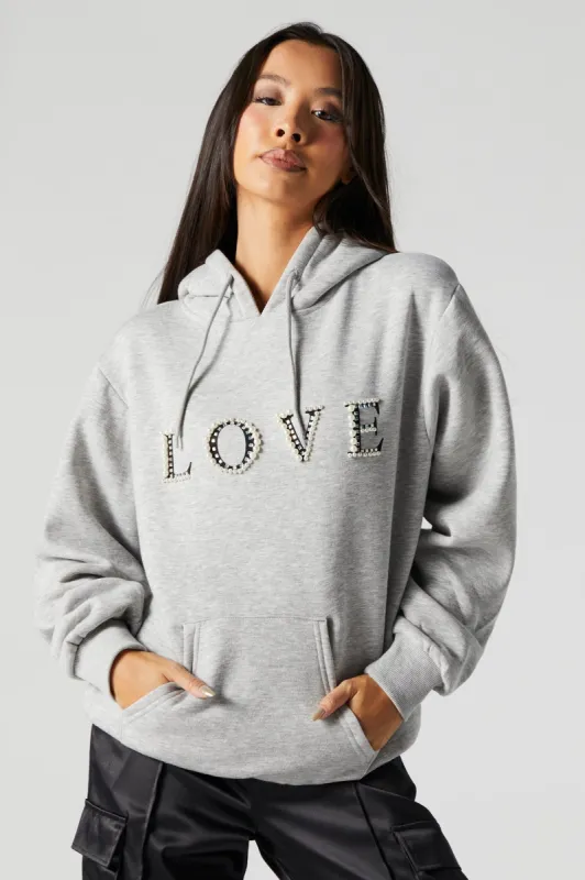 Love Pearl Fleece Hoodie sold by Urban Planet