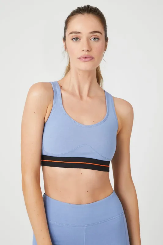 Soutien-gorge sport à découpe et garniture contrastante sold by Urban Planet