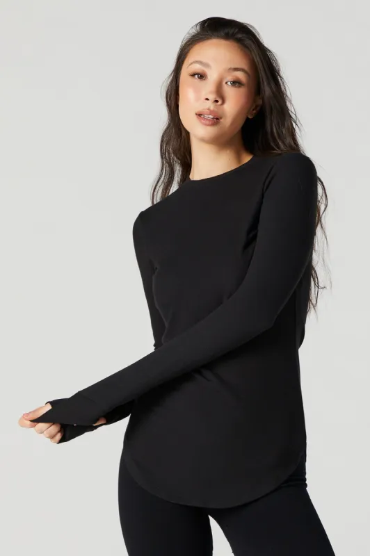 Crewneck Long Sleeve Top sold by Urban Planet