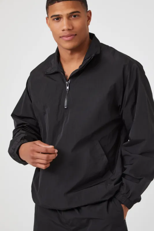 Half Zip Windbreaker Jacket sold by Urban Planet