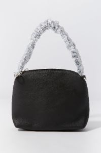 Faux-Leather Rhinestone Handle Purse sold by Urban Planet