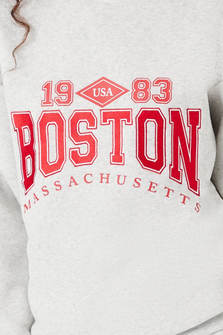 Chandail en molleton à imprimé Boston sold by Urban Planet product image thumbnail 4