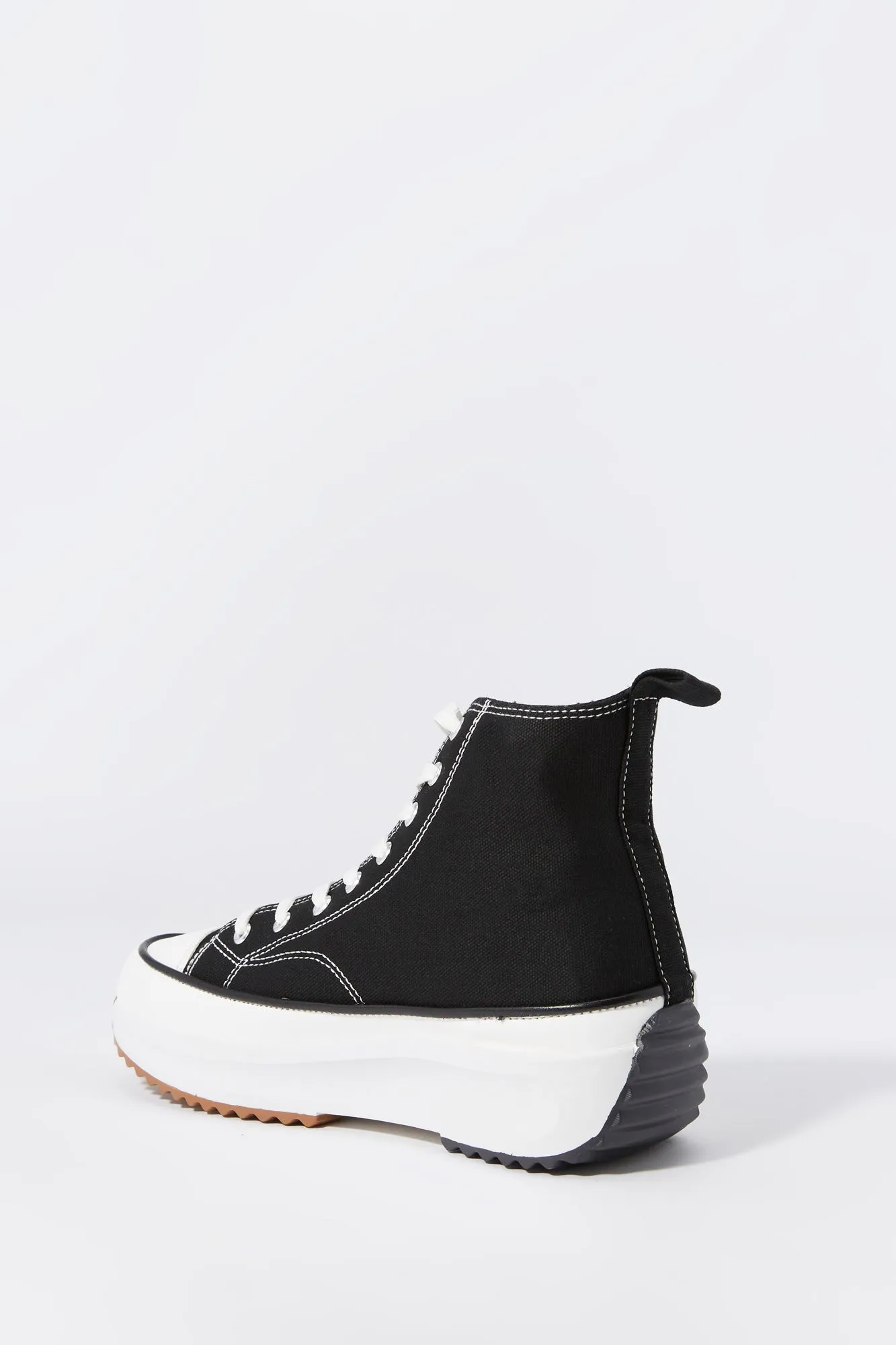 High Top Lace Up Platform Sneaker sold by Urban Planet product image thumbnail 4