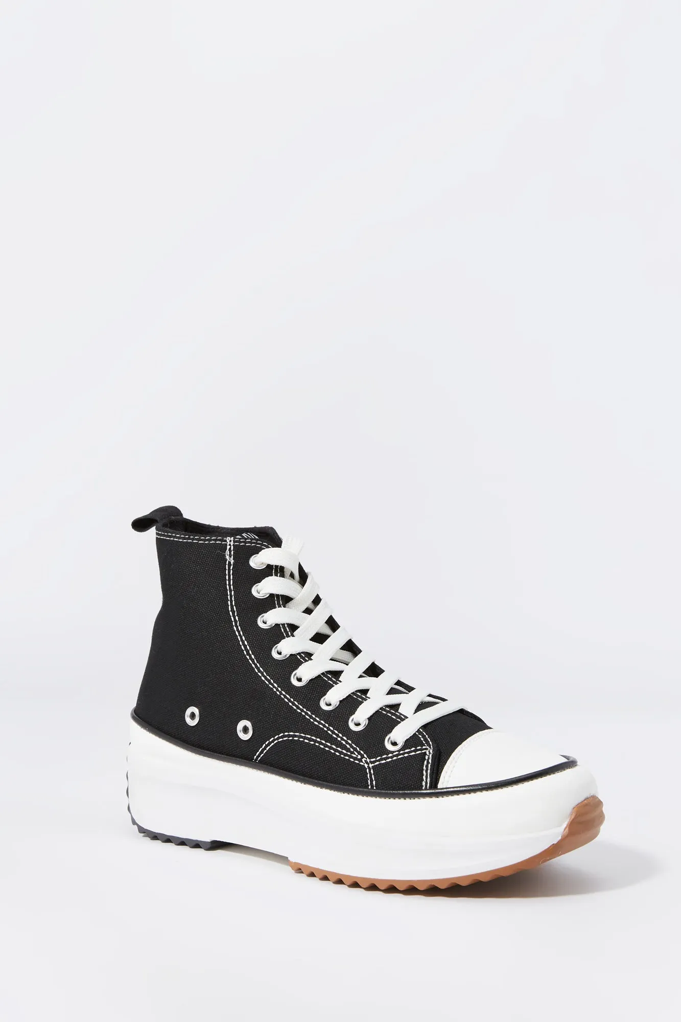 High Top Lace Up Platform Sneaker sold by Urban Planet product image thumbnail 3