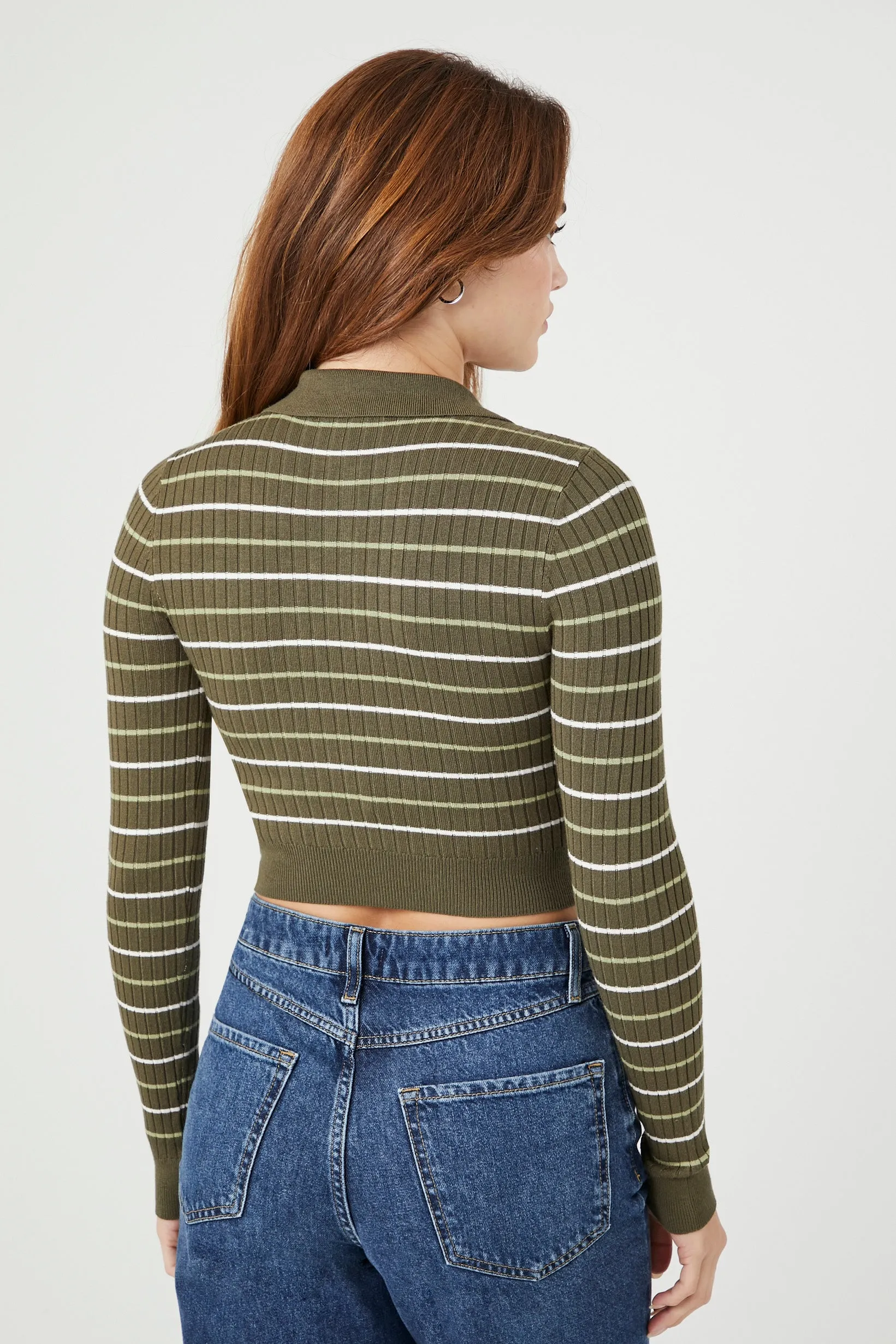 Chandail écourté à rayures sold by Urban Planet product image thumbnail 3