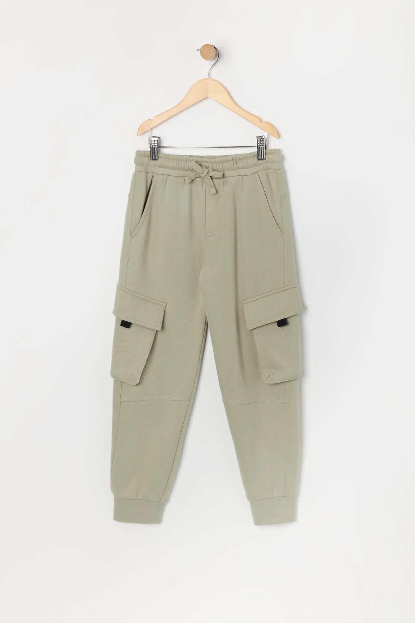 Jogger cargo en molleton à taille coulissante pour garçon sold by Urban Planet product image thumbnail 3