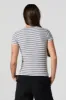 T-shirt ras du cou côtelé rayé sold by Urban Planet