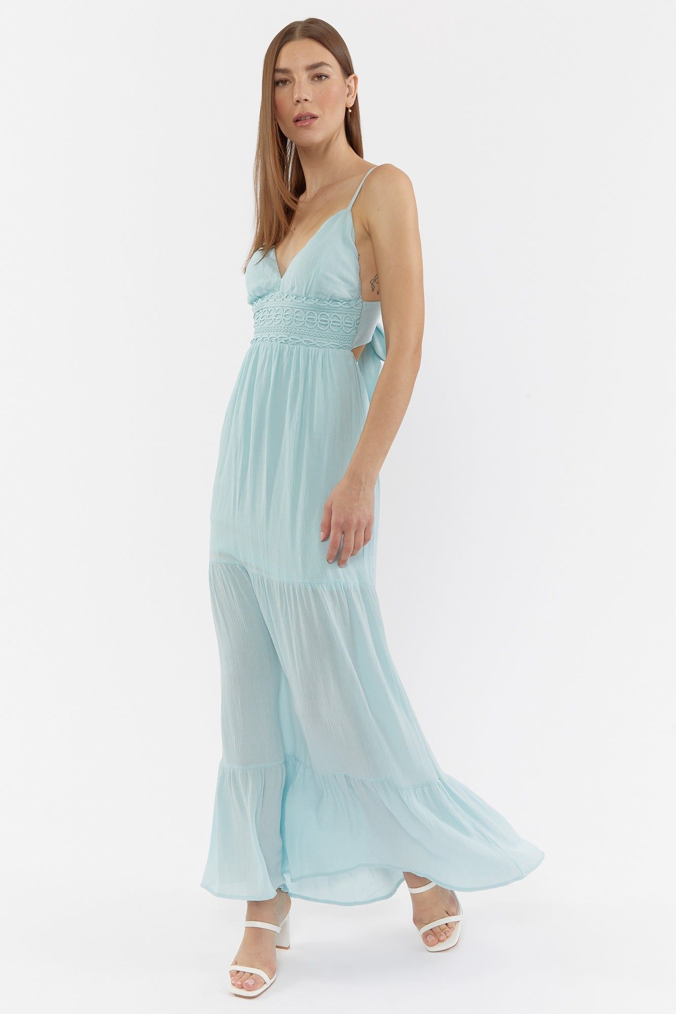 Robe maxi à encolure en V sold by Urban Planet product image thumbnail 4