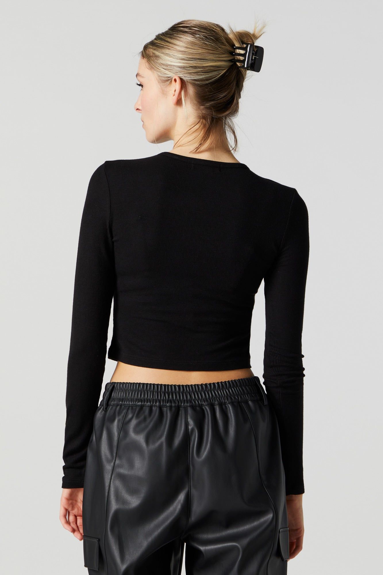 Love Tour Graphic Long Sleeve Crop Top sold by Urban Planet product image thumbnail 2